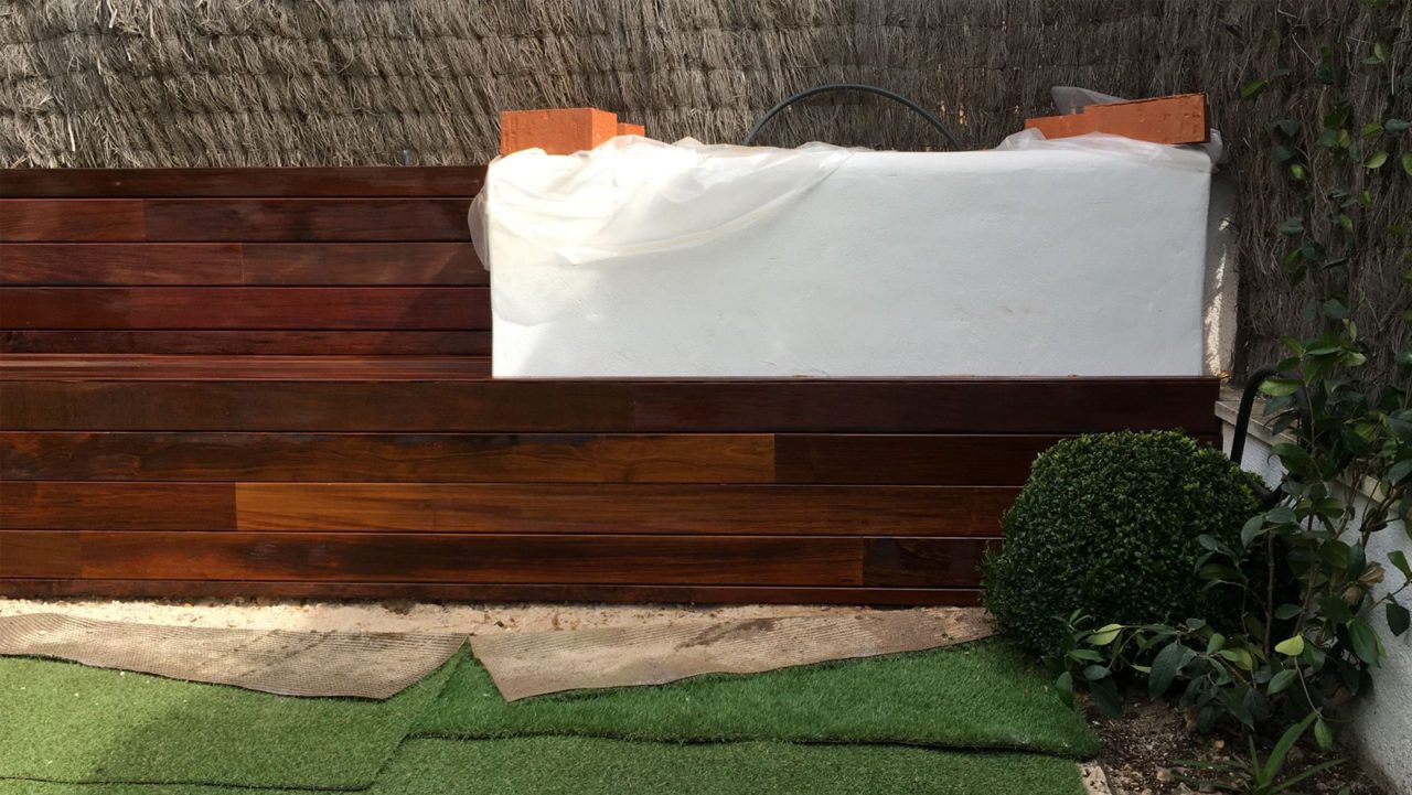 Revestimiento de banco de obra