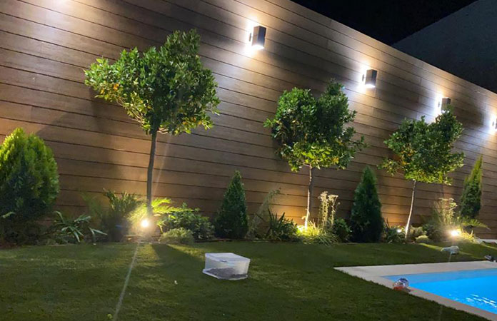 Revestimiento valla exterior