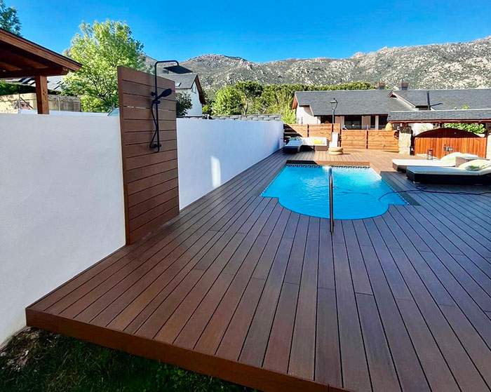 Tarimas para piscinas composite